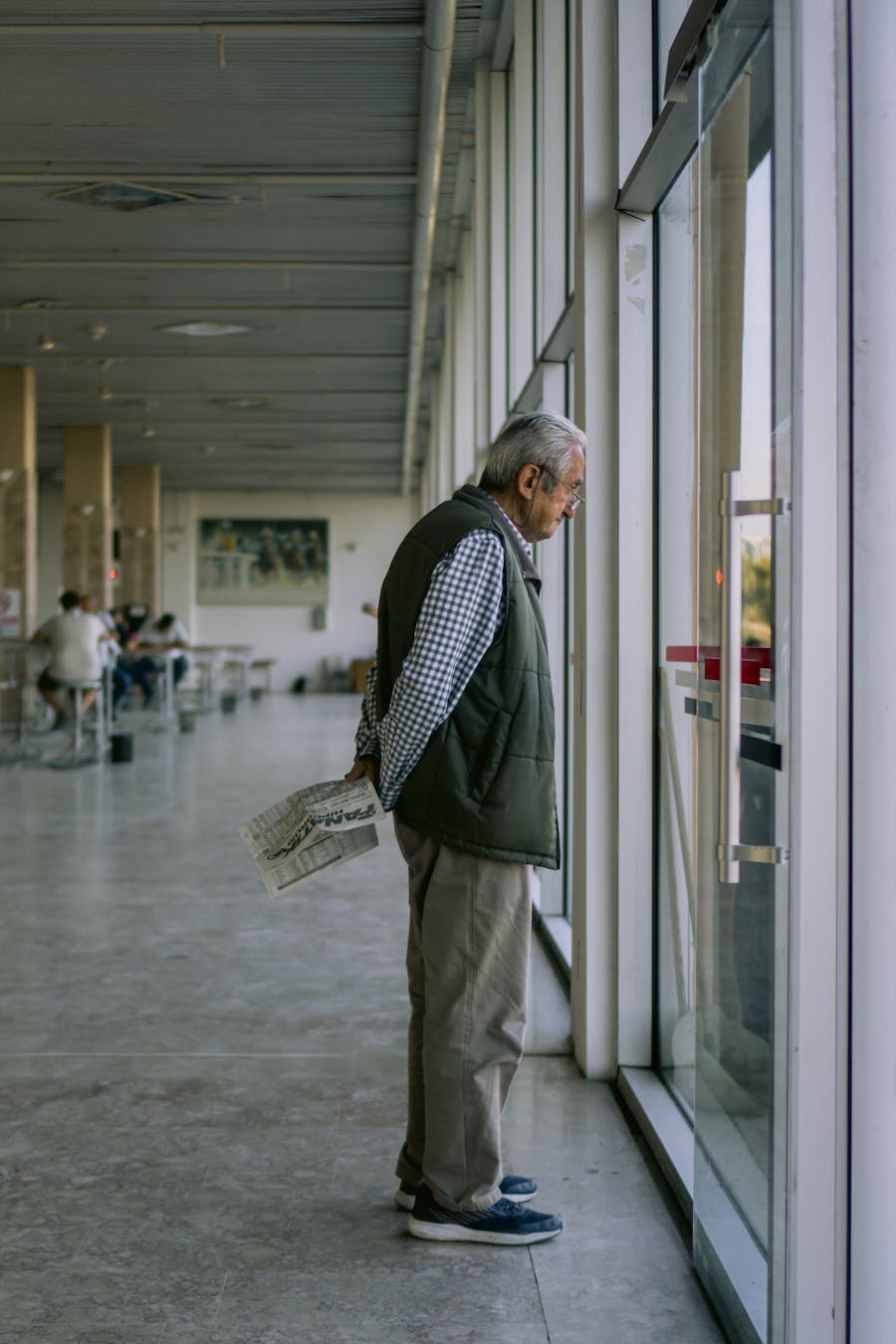 Airport premium departure gate